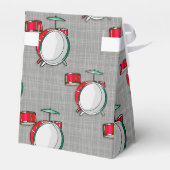 TrommelSet; Rote Trommeln Geschenkschachtel (Rückseite)