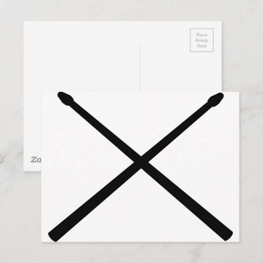 Trommelstifte Postkarte (Vorne/Hinten)