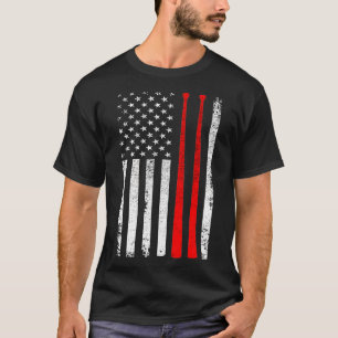 Trommelstöcke auf einem Vintagen Amerikaner für Tr T-Shirt