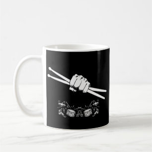 Trommelstöcke-Legende Schlagzeug-Vater-Geschenk Kaffeetasse