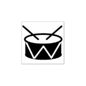 Trommelsymbol  gummistempel (Prägung)