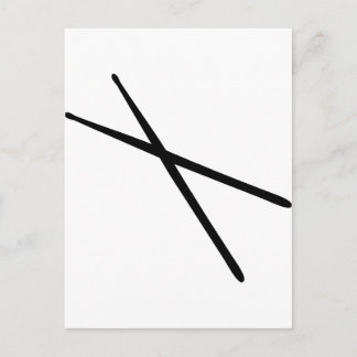 Trommelsymbol Postkarte