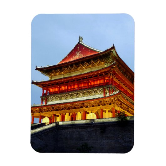 Trommelturm von Xi'An Magnet (Vertikal)