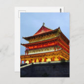 Trommelturm von Xi'An Postkarte (Vorne/Hinten)