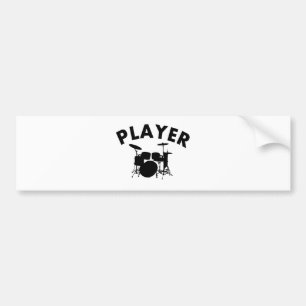 Trommelvektorentwürfe Autoaufkleber