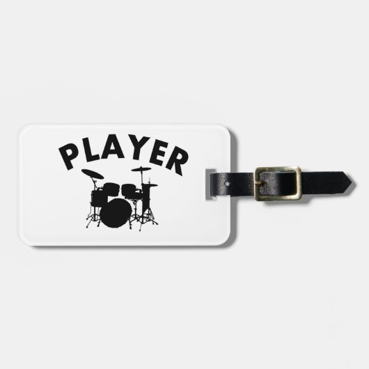 Trommelvektorentwürfe Gepäckanhänger (Vorderseite horizontal)