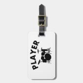 Trommelvektorentwürfe Gepäckanhänger (Vorderseite vertikal)