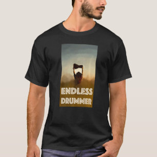 Trommelzirkel Endless Drummer Beach Drums Circle T-Shirt