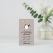 Trommeschalterkarte Visitenkarte (Stehend Vorderseite)