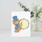 Trommler-Bär der Marschkapelle Postkarte (Stehend Vorderseite)