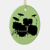 Trommler Drum Set Design Ornament (Rechts)