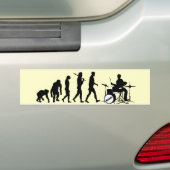 Trommler-Drumline-Drumsticks trüben Autoaufkleber (Auf Auto)