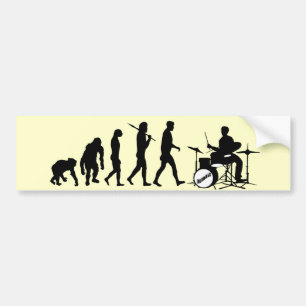 Trommler-Drumline-Drumsticks trüben Autoaufkleber