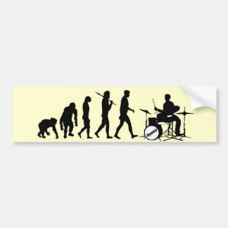 Trommler-Drumline-Drumsticks trüben Autoaufkleber