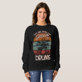 Trommler Drumsticks Instrument Drum-Kit Sweatshirt (Vorne ganz)