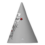 Trommler Geboren für Rock & Roll Drummer Musician  Partyhütchen (Rechts)