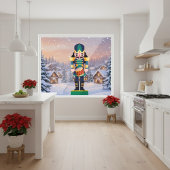 Trommler Nussknacker Fensteraufkleber