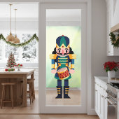 Trommler Nussknacker Fensteraufkleber