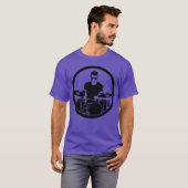 Trommler-Sketch-Freund T-Shirt (Vorne ganz)