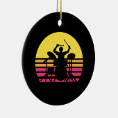 Trommler-Trommeln Keramik Ornament (Rechts)