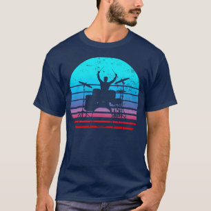 Trommler Trommeln Trommelstöcke Musiker Outfit 10 T-Shirt