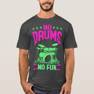 Trommler Trommeln Trommelstöcke Musiker Outfit 5 T-Shirt