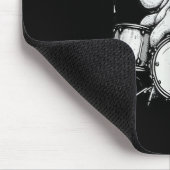 Trommlerband "Octopus Playing Drum Drum Player Dru Mousepad (Ecke)