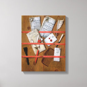 Trompe - L ' oeil, 1702 Leinwanddruck