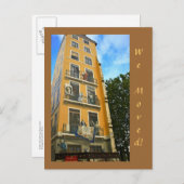 Trompe - L ' oeil Ankündigungspostkarte (Vorne/Hinten)