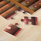 Trompe - L ' oeil "französische Bibliothek " Puzzle (Seite)