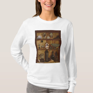 Trompe - L ' oeil mit einer Statuette von Herkules T-Shirt