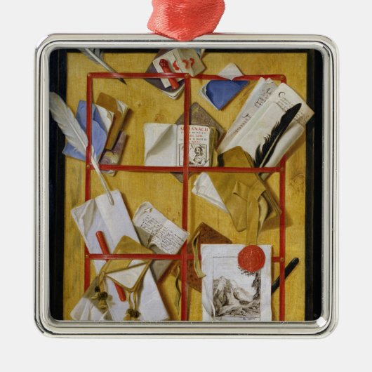 Trompe - L ' oeil Ornament Aus Metall (Vorne)