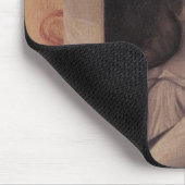 Trompe - L ' oeil Porträt einer Dame Mousepad (Ecke)
