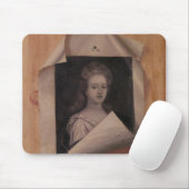 Trompe - L ' oeil Porträt einer Dame Mousepad (Mit Mouse)