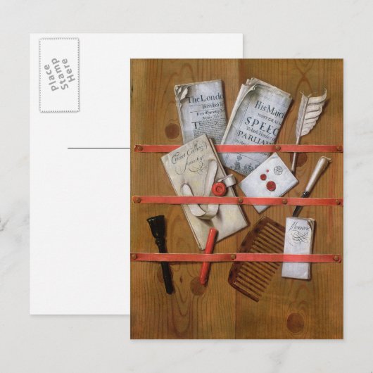 Trompe l'oeil, 1702 postkarte (Vorne/Hinten)