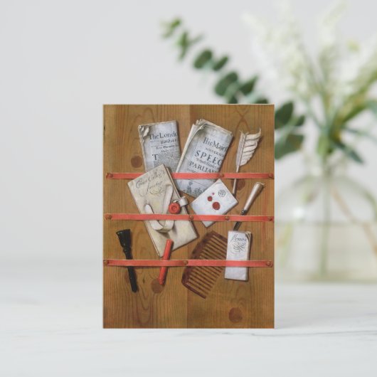 Trompe l'oeil, 1702 postkarte (Stehend Vorderseite)