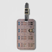 Trompe-L'oeil Deutschland Gepäckanhänger (Vorderseite Vertikal)