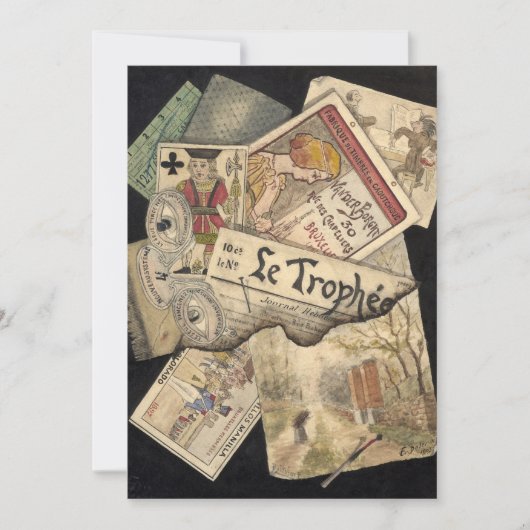 Trompe l'oeil | E. Delcroix (Vorderseite)