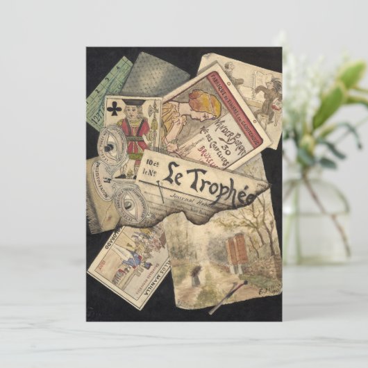 Trompe l'oeil | E. Delcroix (Stehend Vorderseite)