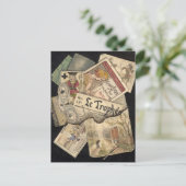 Trompe l'oeil | E. Delcroix Postkarte (Stehend Vorderseite)