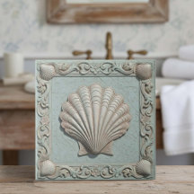 Trompe L'oeil Meeresleben Muschelschale ID1190d