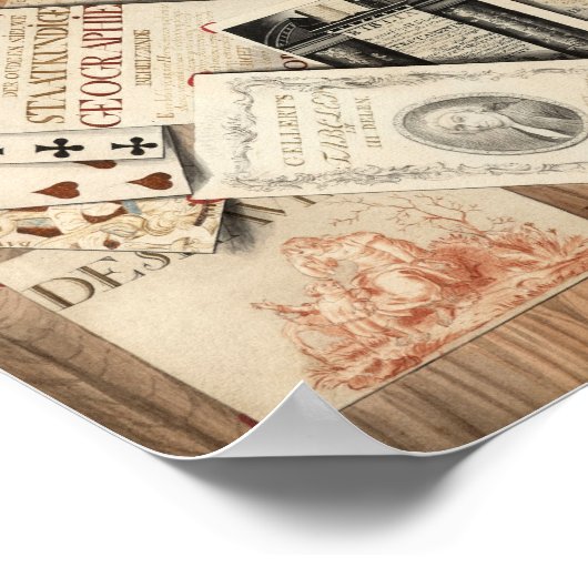 Trompe l'oeil | Piere De Hoop Poster (Ecke)