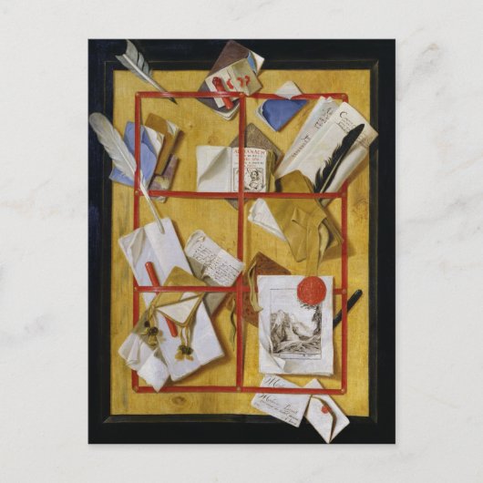 Trompe l'Oeil Postkarte (Vorderseite)