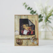 Trompe l'Oeil Still Life, 1665 Postkarte (Stehend Vorderseite)