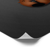 Trompe L'oeil Violin & Bow Klassische Musik Poster (Ecke)