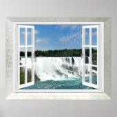 Trompe l'oeil Wasserfall Fake Ansicht Poster (Vorne)