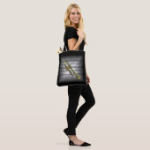Trompet ~ 3-D Sheet Music ~ Pillow Grau/Black ~ Tasche (Am Model)