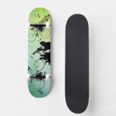 Trompet Abschnitt Grüne Musik Skateboard (Vorderseite)