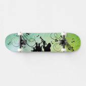Trompet Abschnitt Grüne Musik Skateboard (Horizontal)