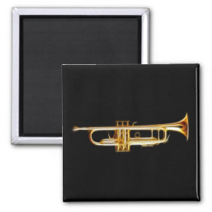 Trompet Brass Horn Wind Musikanlage Magnet